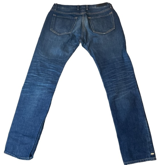 Mr. Completely Skinny Medium Wash Zipper Selvedge Denim Jeans Size 29 - Picture 2 of 15